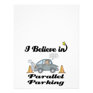 i believe in parallel parking custom flyer