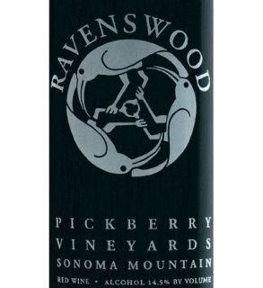 2007 Ravenswood Pickberry Sonoma Mts. Red Blend 750ml Wine