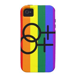 Female Pride Lesbian Symbol iPhone 4 Covers