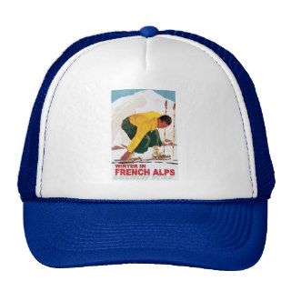 French Alps ~ France Skiing Ski Winter Sports Hats