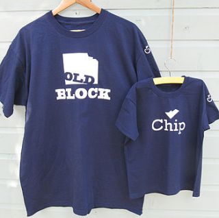 'chip' off the 'old block' t shirts by precious little plum