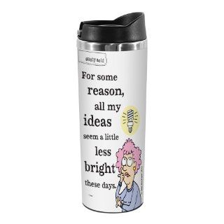 Tree Free Greetings TT01903 Aunty Acid 18 8 Double Wall Stainless Artful Tumbler, 14 Ounce, Less Bright Kitchen & Dining