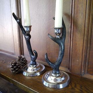 stag antler candlestick by deservedly so