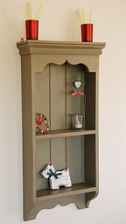 shabby chic wall shelves by pippin & tog