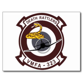 VMFA 323 Death Rattlers Postcard