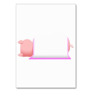 Pig In A Pink Blanket Business Card Templates
