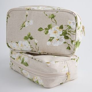 floral cosmetic bag by josephine