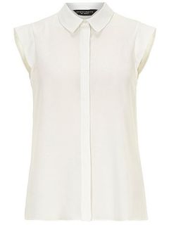 Dorothy Perkins Sleeveless shirt White
