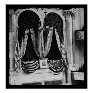 Lincoln's Box at the Ford Theater 1865 Print