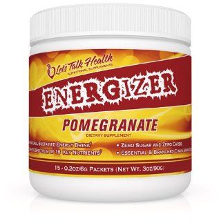 Let's Talk Health Energizer Drink Mix Pomegranate (15 Packets) Health & Personal Care