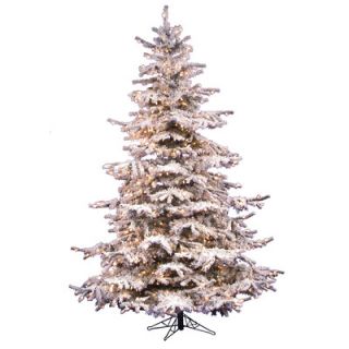 White Artificial Christmas Tree with 550 Clear Lights with Stand