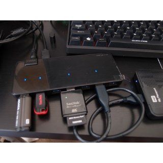 Anker Uspeed USB 3.0 4 Port Hub + 5V 2.1A Charge Only Port, 12V 3A Power Adapter and 3.5 foot USB 3.0 Cable Included Computers & Accessories
