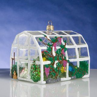 Greenhouse Polish Glass Christmas Ornament   Decorative Hanging Ornaments