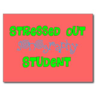 Funny Songraphy Student Gifts Post Cards