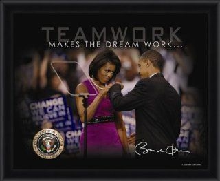 Teamwork Makes the Dreamwork (Barack and Michelle Obama)   Prints