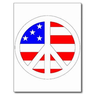 American Peace Sign Products Postcard
