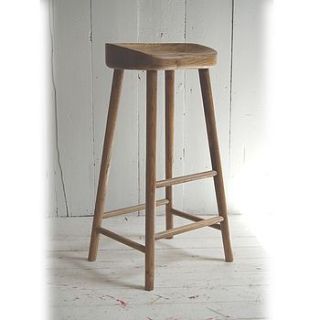 oak bar stool by eastburn country furniture