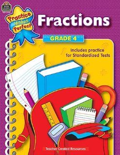 Fractions Grades 3 4 Practice Makes Perfect 