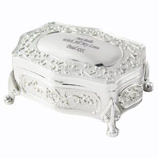 Personalized Antique Trinket Box  With free engraving, makes a perfect special Birthday gift   Decorative Boxes