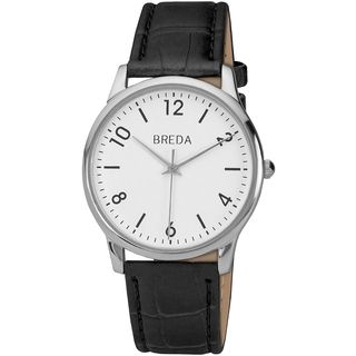 Breda Men's 'Andrew' Classic White/ Black Watch Breda Men's More Brands Watches