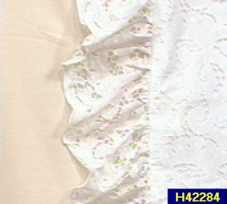Princess Scroll Lace Queen Size Dust Ruffle —