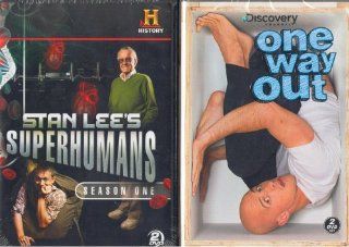 The History Channel  Stan Lee's Superhumans Season One 8 Episodes with 30 People That Have Extraordinary Powers   The Human Calculator , Man Who Feels No Pain , Man of Steel , Human Bee Hive , Rubber Band Man , Super Memory & Many More , the Disco