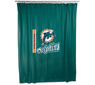 NFL Miami Dolphins Shower Curtain —