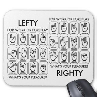FOR WORK OR FOREPLAY MOUSEPAD