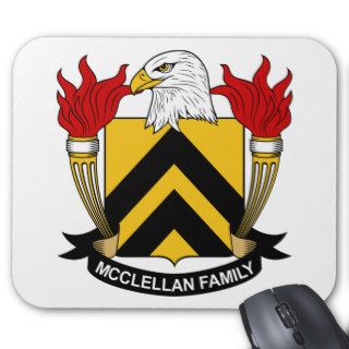 McClellan Family Crest Mouse Mats