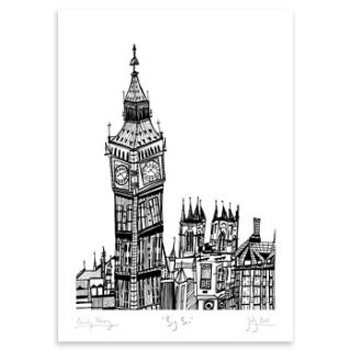 big ben london print by cecily vessey