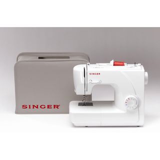 Singer 1507 White Eight stitch Mechanical Sewing Machine with Cover Singer Sewing Machines