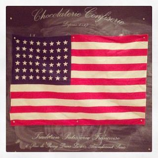 vintage american flag by little rue