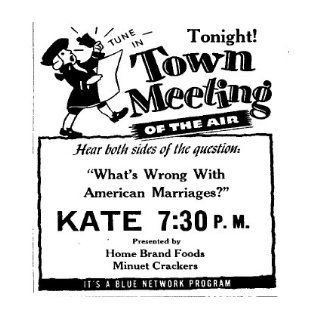 AMERICA'S TOWN MEETINGS OF THE AIR   Old Time Radio   1  CD ROM   39 Shows Total Time 310541 (Old Time Radio, Talk Show Series) Books