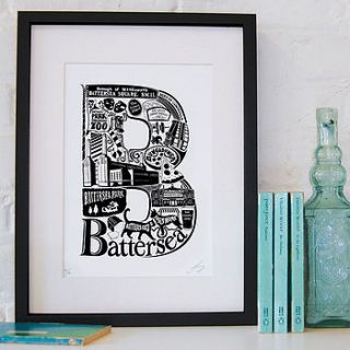 best of battersea screenprint by lucy loves this