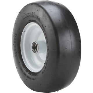 Marathon Tires Pneumatic Lawnmower Tire — 3/4in. Bore, 11in. x 4.00-5in.  Lawn Mower Wheels
