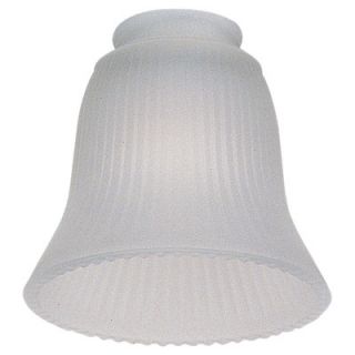 Sea Gull Lighting Frosted Ribbed Glass Shade for Ceiling Fan Light Kit