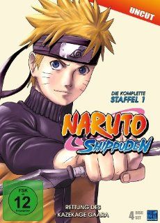 Naruto Shippuden, Staffel 1 Rettung des Kazekage Gaara Episoden 221 252, uncut 4 DVDs Hayato Date DVD & Blu ray