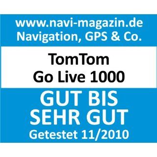 TomTom GO LIVE 1000 Navigationssystem (11 cm (4,3 Zoll) Fluid Touch Display, HD Traffic, Google, Bluetooth, Parkassistent, Europa 45) Navigation & Car HiFi