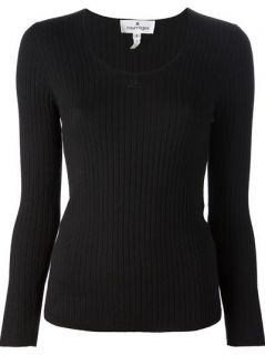 Courrèges Slim Ribbed Sweater