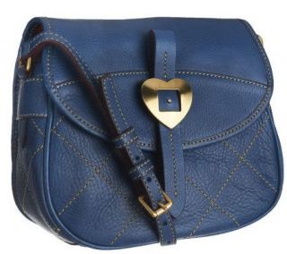 Dooney & Bourke Quilted Florentine Leather Flap Crossbody —