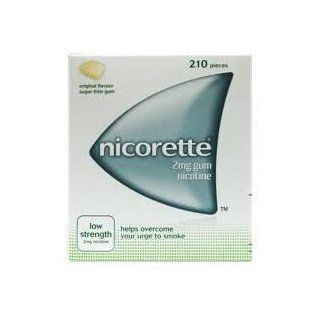 Nicorette Chewing Gum Orginal 2mg Quantity 210 Drogerie & Körperpflege