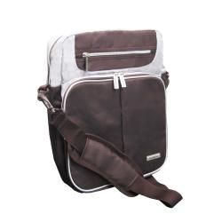 Olympia 13.5 inch Polyester Unisex Vertical Laptop Messenger Bag Olympia Fabric Messenger Bags