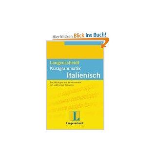 Langenscheidt Kurzgrammatik Italienisch Maria A Sllner Bücher