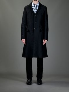 Comme Des Garçons Single Breasted Overcoat