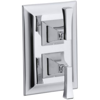 Memoirs Stacked Valve Trim with Stately Design and Deco Lever Handles
