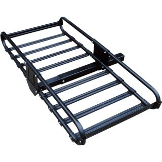 Ironton Steel Cargo Carrier — 500-Lb. Capacity, 46in.L x 21in.W x 6in.H  Receiver Hitch Cargo Carriers