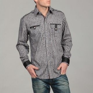 H2O Collection Men's Abstract Woven Shirt Casual Shirts