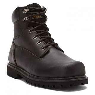 McRae Industrial 6 Inch Steel Toe Lace Up  Men's   Black Oiled Leather