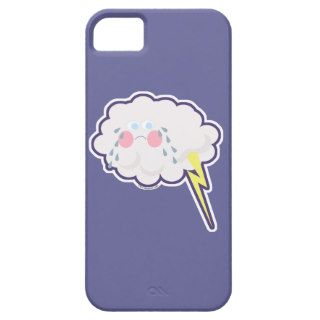 Embarrassed Emo Kawaii Lightning Cloud iPhone 5 Case