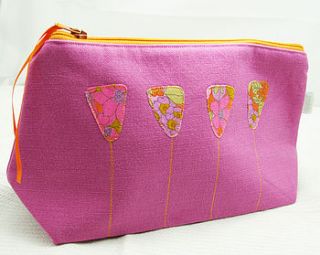 flowers makeup bag by boxwood